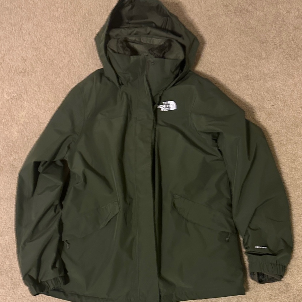 The North Face Olive ski Jacket